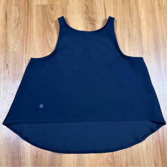 Lululemon Athletica Black Asymmetrical Sleeveless Tank - Picture 2 of 6